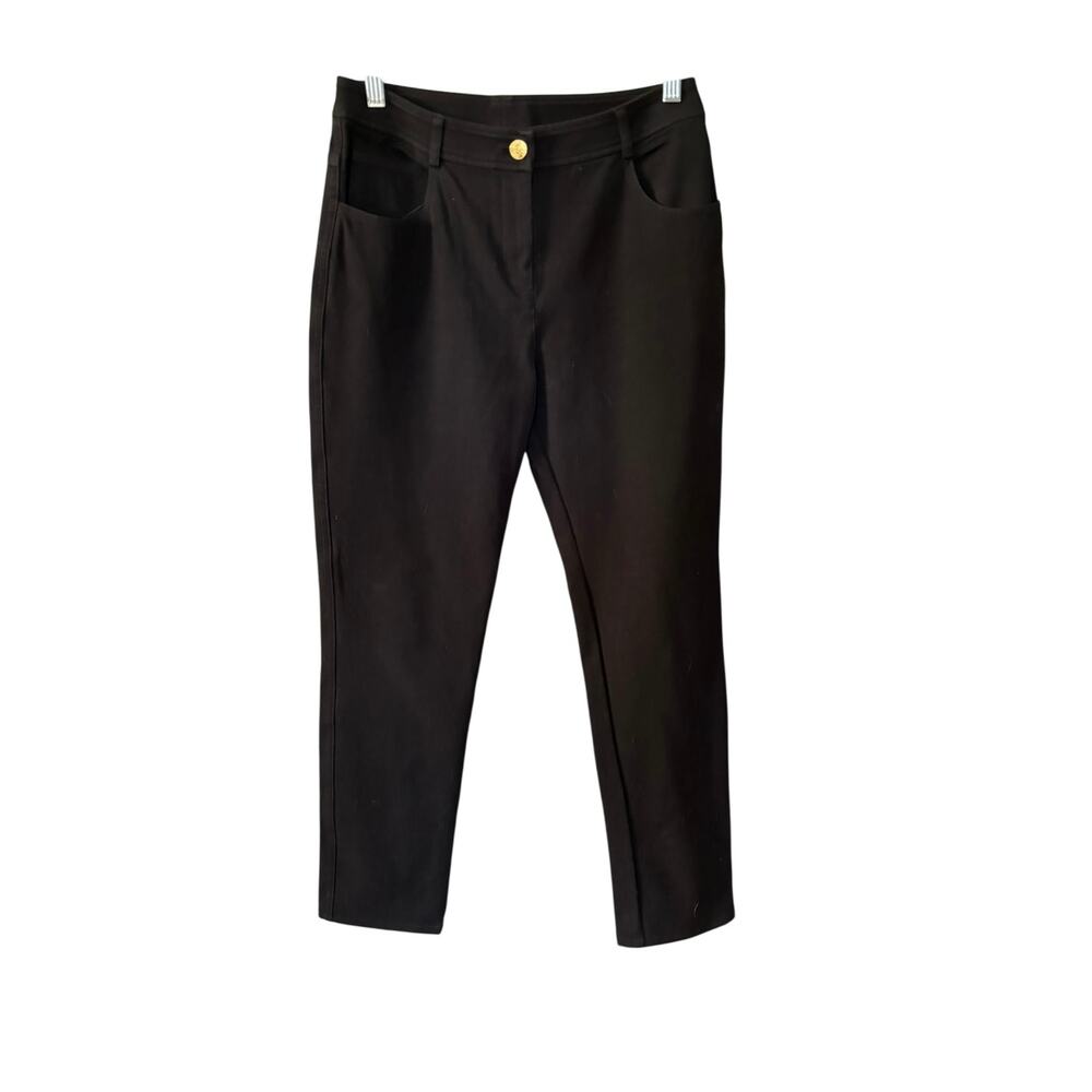 St. John Black Jeans Pants Size 2 Ankle Crop